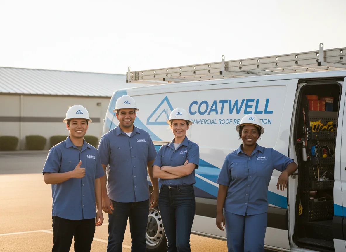 Commercial roof coating company in Granby, CT